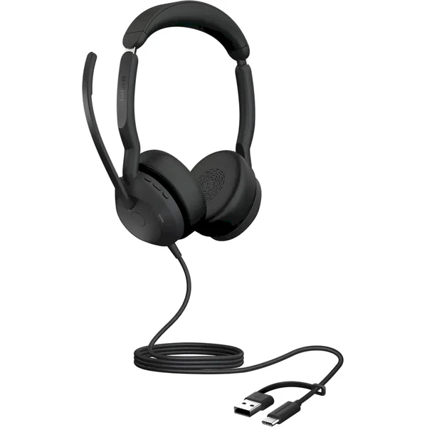 Jabra Evolve2 50 USB-C/A UC Stereo sluchátka černá - Sluchátka - Obrázek 5P4J000K01