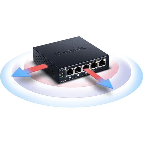 D-Link DGS-1005P PoE+ Switch - Switche - Obrázek 5PCZ000501