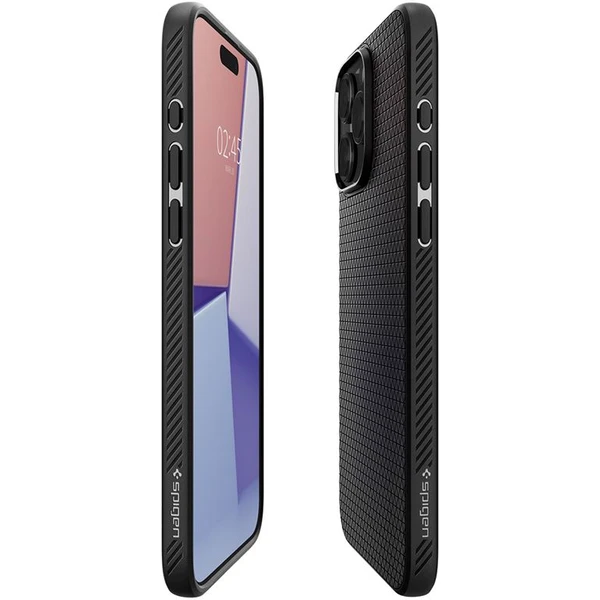 Spigen Liquid Air kryt iPhone 15 Pro matně černý - Pouzdra - Obrázek 5PU8000601