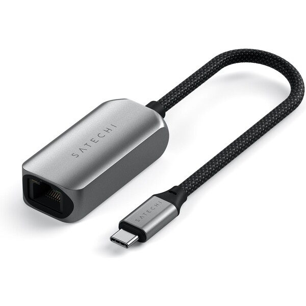 Satechi USB-C 2.5 GB Ethernet adaptér vesmírně šedý Vesmírně šedá