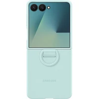 Samsung Ring Silicone Case ochranný kryt Galaxy Z Flip7 mentolově zelený - Pouzdra