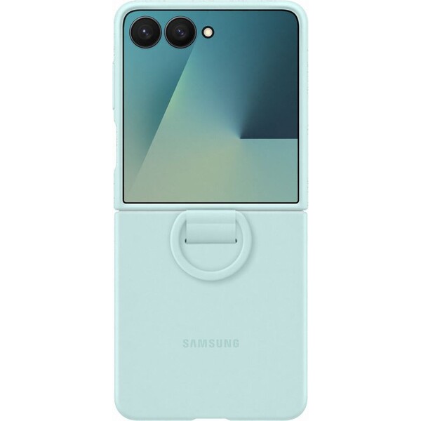 Samsung Ring Silicone Case ochranný kryt Galaxy Z Flip7 mentolově zelený