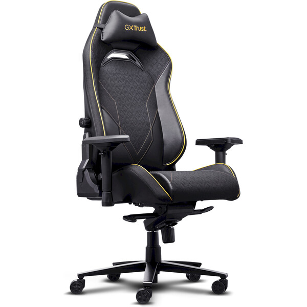 Trust GXT721 RUYA PRO herní židle černá Černá/Žlutá