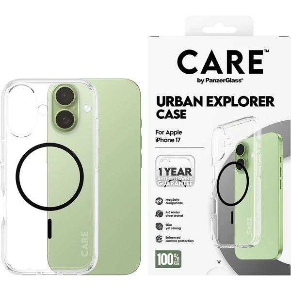 PanzerGlass® CARE Urban kryt s MagSafe Apple iPhone 17 čirý/černý - Pouzdra - Obrázek 5REH000K01