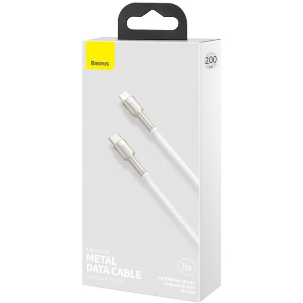 Baseus Cafule USB-C/Lightning napájecí kabel 20W 2m bílý - Kabely a redukce - Obrázek 5RKGF00101