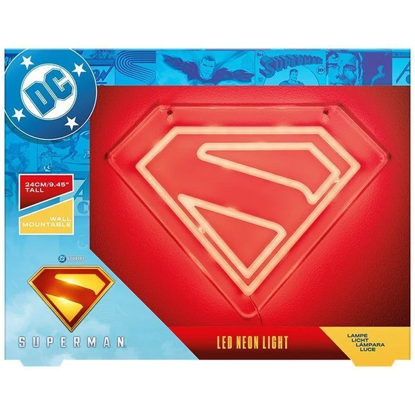 Paladone LED světlo na stěnu Superman - Neon logo - Lampičky - Obrázek 5SBE000K01