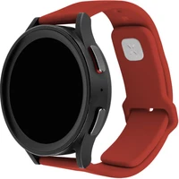 FIXED set silikonových řemínků s Quick Release 20mm pro smartwatch červený - Řemínky