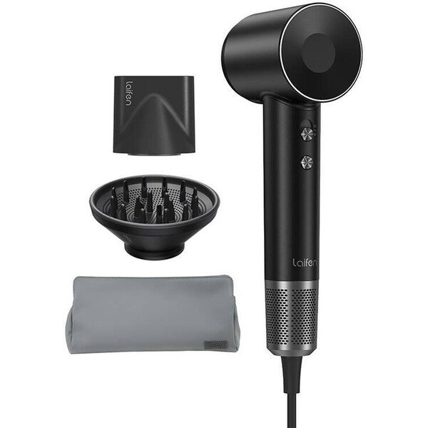 Laifen Swift Premium Ionizační vysoušeč vlasů (černo-stříbrný) Černá