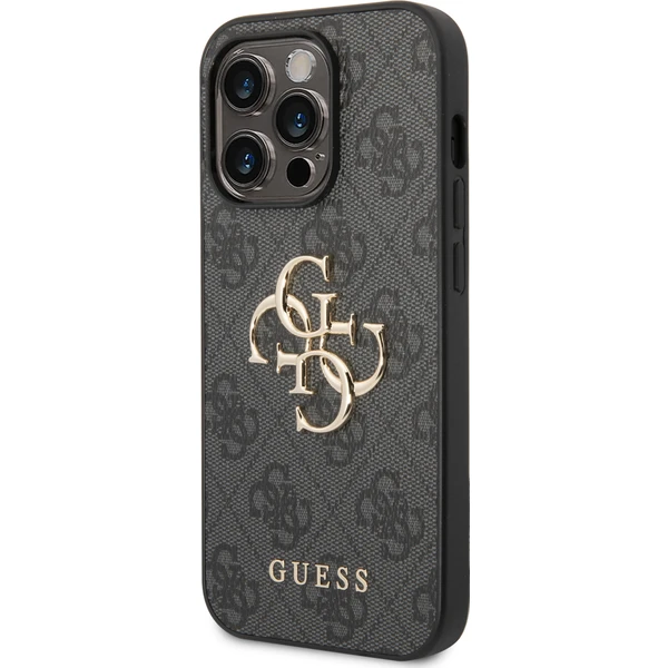 Guess PU 4G Metal Logo kryt iPhone 15 Pro Max šedý - Pouzdra - Obrázek 5UK8000601