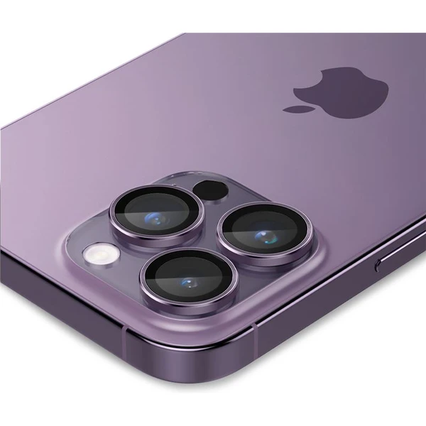 Spigen Glass EZ Fit Optik Pro 2 Pack tvrzené sklo na fotoaparát iPhone 14 Pro/iPhone 14 Pro Max fial - Ochranné folie a skla - Obrázek 5W09000601