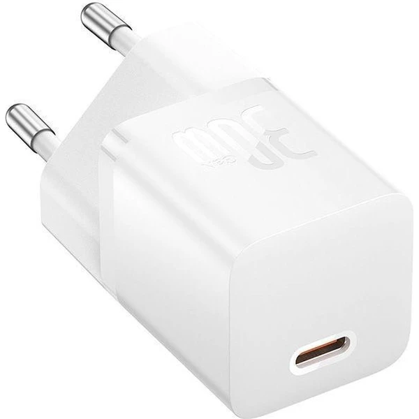 Baseus GaN5 30W USB-C nabíječka do sítě bílá - Nabíječky - Obrázek 5XTL000K01