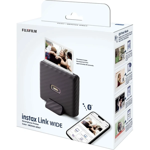 Fujifilm Instax Link Wide tiskárna Mocha Gray - Tiskárny - Obrázek 5ZQ6000P01