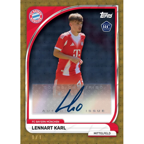 Fotbalové karty Topps 2025/26 Bayern München Collector Tin - Fotbalové karty - Obrázek 5ZQL000K01