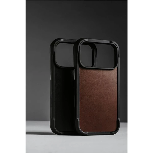Nomad Rugged Leather Case (Horween) MagSafe kožený kryt iPhone 17 Pro Max Rustic Brown - Pouzdra - Obrázek 5a0b61cd235946b98ed627ade7193181