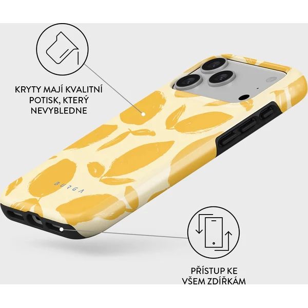 Burga Tough MagSafe kryt iPhone 17 Pro Max Lemon Tart - Pouzdra - Obrázek 5a2e1001ea6b41939c8bf76110a1c901