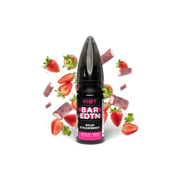Riot BAR EDTN Salt Kyselá jahoda 10ml (5mg) - E-liquidy - Obrázek 5a368f8189e64c93918dfc6f9d0ec597