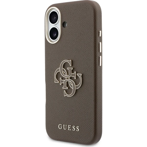 Guess PU Resin Logo kryt iPhone 17 hnědý - Pouzdra - Obrázek 5a3f3c76b0224ffcbb582c0c3a02f66c
