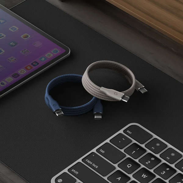 ENERGEA Helix 60W USB-C magnetický kabel (480Mbps), 1,5 m, modrý - Kabely a redukce - Obrázek 5a673c3a5ad74448a8885987a847e5f2