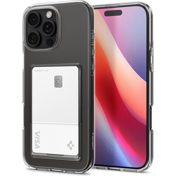 Spigen Crystal Slot kryt iPhone 16 Pro Max crystal clear