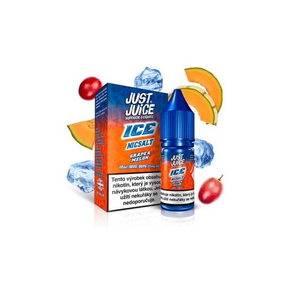 Just Juice Salt Ledové hroznové víno & cukrový meloun 10ml (20mg)