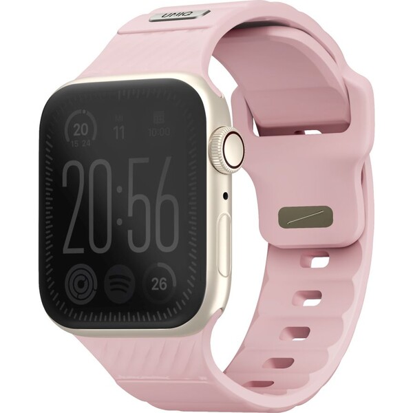 UNIQ Stride FKM Rubber voděodolný řemínek Apple Watch 41/40/38mm růžový