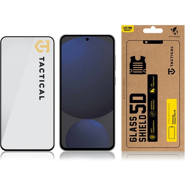 Tactical Glass Shield 5D sklo pro Samsung Galaxy S24 FE černé - Ochranné folie a skla - Obrázek 5af3f4c61b4e44f79562e92804a50d44
