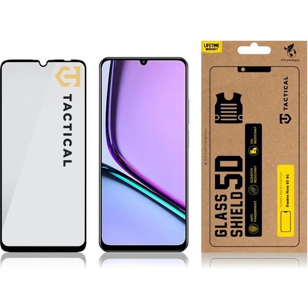 Tactical Glass Shield 5D sklo pro Realme Note 60 4G černé - Ochranné folie a skla - Obrázek 5afa452f32b74f458e304e34e3e1dafc