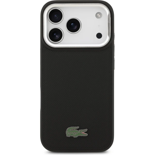 Lacoste Iconic Petit Pique Camera Stand MagSafe kryt iPhone 17 Pro černý - Pouzdra - Obrázek 5afca69064d64403b845581393915e58