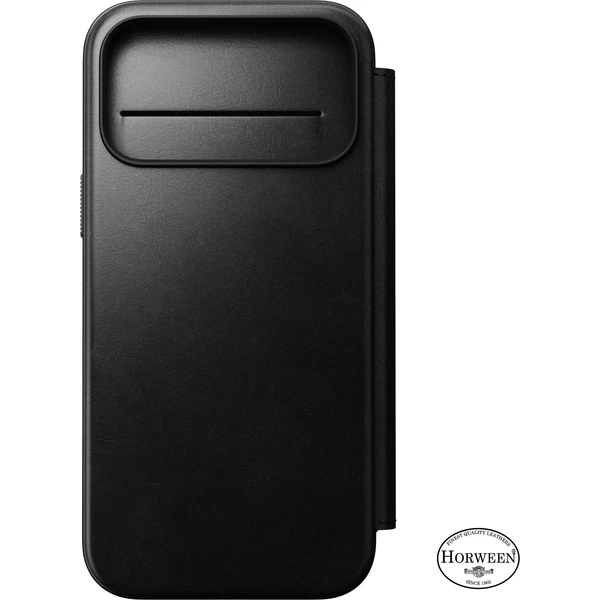 Nomad Modern Leather Folio (Horween) MagSafe kožené pouzdro iPhone 18 Pro Max Black - Pouzdra - Obrázek 5b0ad11dafa1444296b4fed67d69861b
