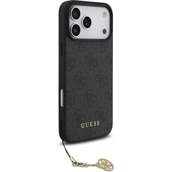 Guess 4G Charm kryt iPhone 17 Pro Max šedý - Pouzdra - Obrázek 5b1fc57b57f541028ab003308f3138ab
