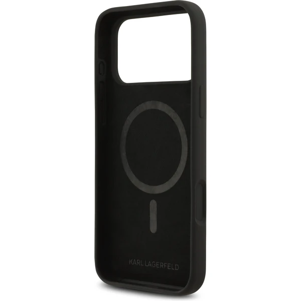 Karl Lagerfeld Liquid Silicone Double Heads MagSafe kryt iPhone 17 Pro Max černý - Pouzdra - Obrázek 5b362911f2b54471a2548c54aa31297f