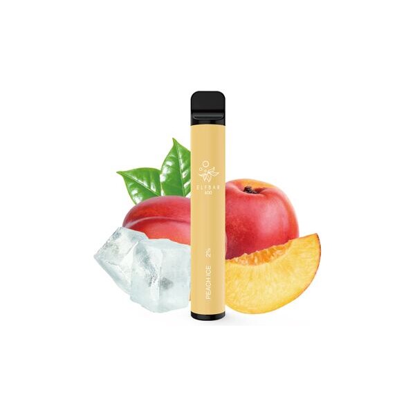 Elfbar 600 Disposable Pod Kit Peach Ice