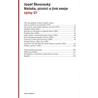 Nataša, pícníci a jiné eseje (spisy - svazek 27) - E-kniha