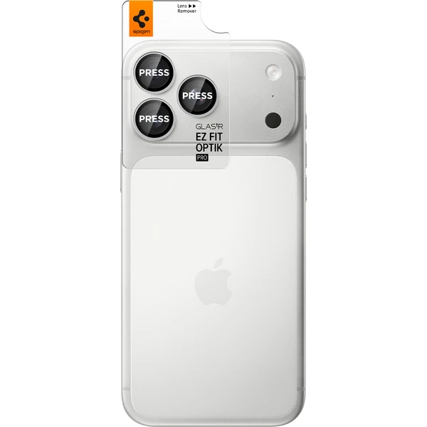 Spigen Glass tR EZ Fit Optik Pro 2 Pack sada skel iPhone 18 Pro Max/18 Pro stříbrná - Ochranné folie a skla - Obrázek 5b71b21d08f34d729d9d9dd840f63965