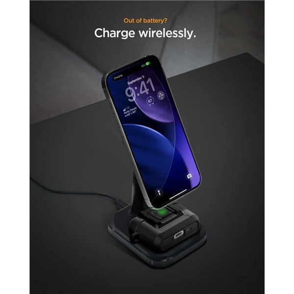 Spigen Lock Fit pouzdro AirPods Pro 3 matte black - Pouzdra - Obrázek 5b8148228aaa491caf3eb714673a6fb6