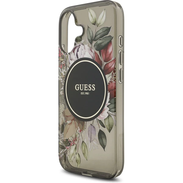 Guess IML Flowers Strap MagSafe kryt iPhone 17 černý - Pouzdra - Obrázek 5b91aaa874d94461973da36422bb5aa4