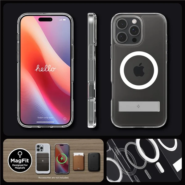 Spigen Ultra Hybrid S MagSafe kryt iPhone 16 Pro Max crystal clear - Pouzdra - Obrázek 5b95f8a96955491da66ac60abb735fe9