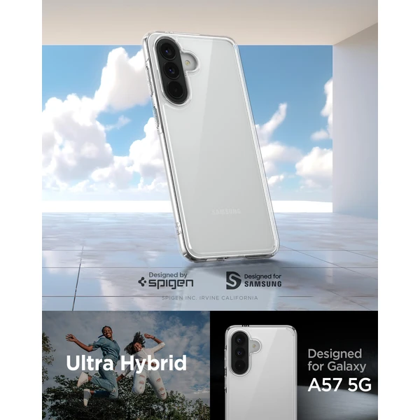 Spigen Ultra Hybrid kryt Samsung Galaxy A57 5G crystal clear - Pouzdra - Obrázek 5b97322ce83e4fa8ac86723f83ede824