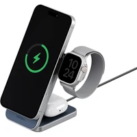 ENERGEA MagTrio Plus 3v1 Foldable (Qi2) MagSafe nabíječka modrá - Nabíječky
