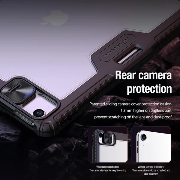Nillkin Bumper PRO Protective Multi-angle pouzdro iPad Pro 12.9 (20/21/22) Air 13 (2024) černé - Pouzdra - Obrázek 5bbdcec310e9465587c0b836bd33c0df