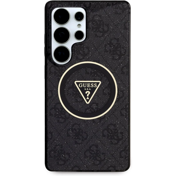 Guess IML 4G Glitter and Triangle Logo MagSafe kryt Samsung Galaxy S25 Ultra černý - Pouzdra - Obrázek 5bd2dfe8fceb446eacc1687a80ea50f1