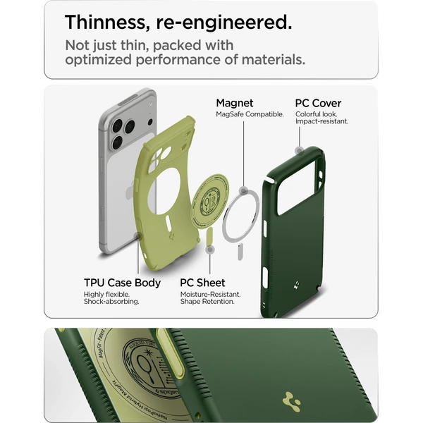 Spigen Nano Pop Hybrid MagSafe kryt iPhone 18 Pro Max/17 Pro Max avo green - Pouzdra - Obrázek 5c17c3cf6eaf446b82db165f0e0ee29f
