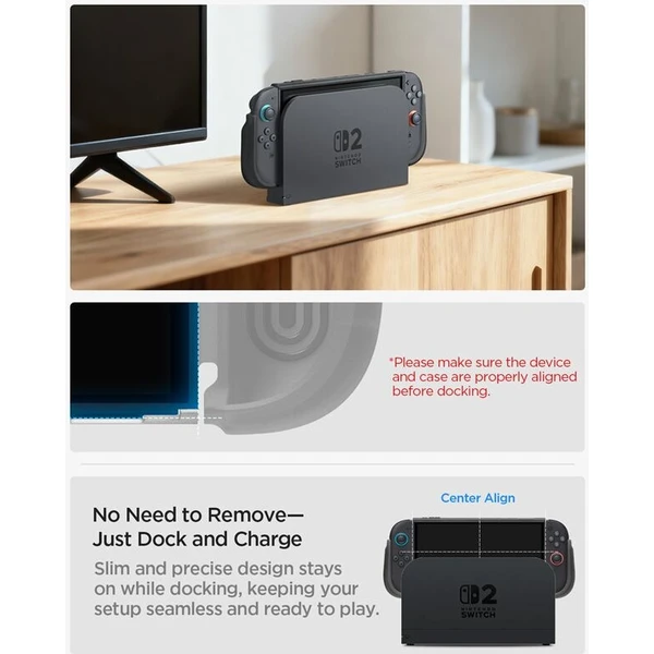 Spigen Ultra Hybrid pouzdro pro Nintendo Switch 2 černé - Pouzdra - Obrázek 5c2773d0b2aa42819ea7b4665b8a893a