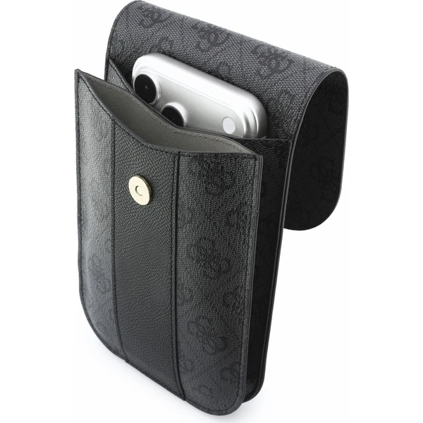 Guess PU 4G Stripe Metal Logo taška na telefon černá - Pouzdra - Obrázek 5c3365bf49e74f7599ca45dbb9b8e167