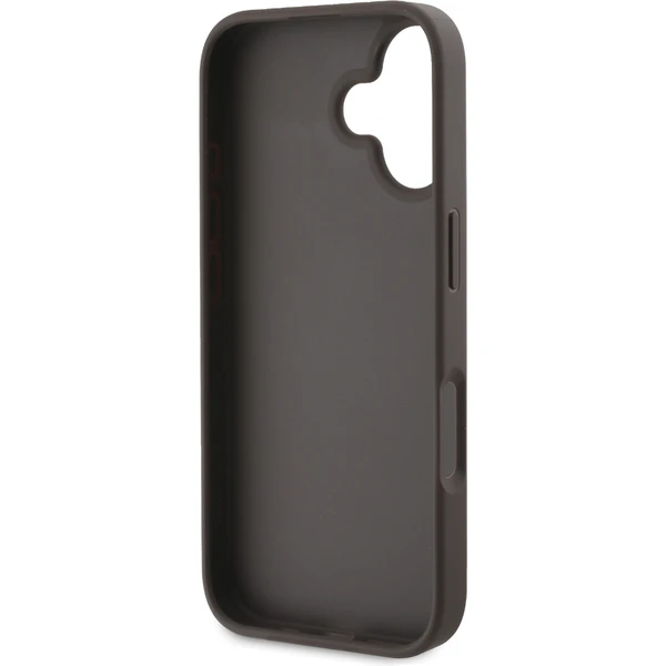 Guess PU 4G Metal Logo kryt pro iPhone 16 hnědý - Pouzdra - Obrázek 5c37731568d44e938077f535aef7d992