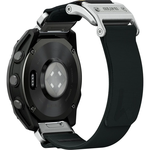 Aulumu C11 Mag-Buckle Slim řemínek Garmin Watch (QuickFit 22mm) Silver Buckle/Black Strap - Řemínky - Obrázek 5c3aa835dc834683abb72d9bc3f7d024
