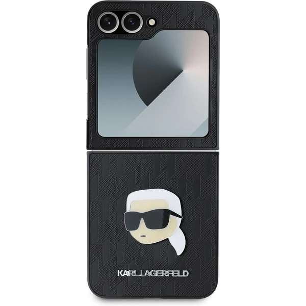 Karl Lagerfeld PU Saffiano Monogram Karl Head kryt Samsung Galaxy Z Flip 6 černý - Pouzdra - Obrázek 5c606118583b45b9ba711c784a0760d6