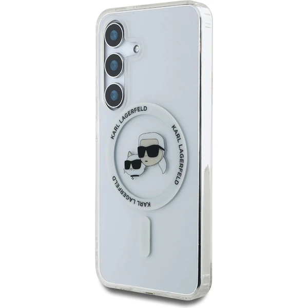 Karl Lagerfeld IML K&CH Heads MagSafe kryt Samsung Galaxy S25 čirý - Pouzdra - Obrázek 5c9b829cb7b0433fb7f23af7553117f1