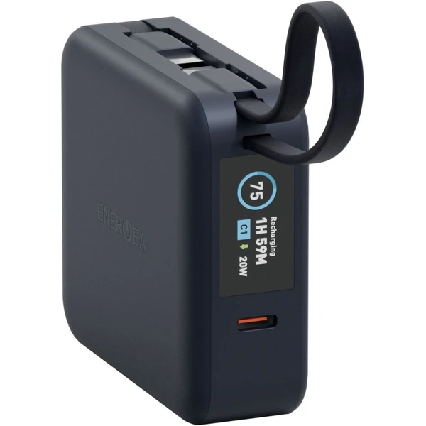 ENERGEA MagPac Mini Plus MagSafe powerbanka s kabelem, 10000mAh, modrá - Powerbanky - Obrázek 5cabf9a1be0a416f835ee7375cd7e0fc