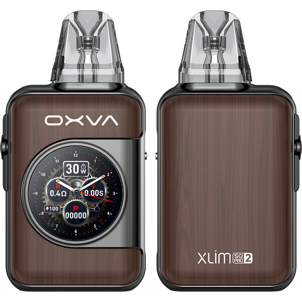 OXVA Xlim SQ Pro 2 Pod Kit Brown Wood Tmavě hnědá